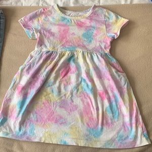 Toddler tye dye dress